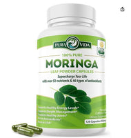 Organic Moringa Powder Capsules